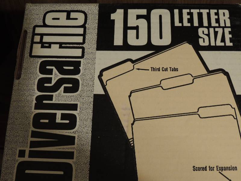 lot 242 image: Box of 150  letter size manila envelopes