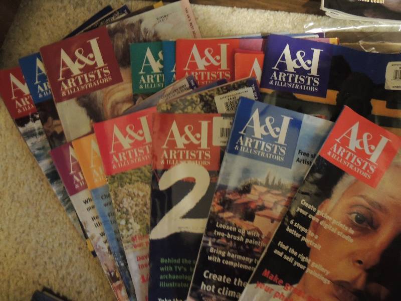 lot 236 image: A&I artist & illustrators magazine x 21 1997-2003