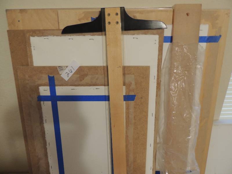 lot 261 image: Drawing and drafting boards x 5 and T-square assorted