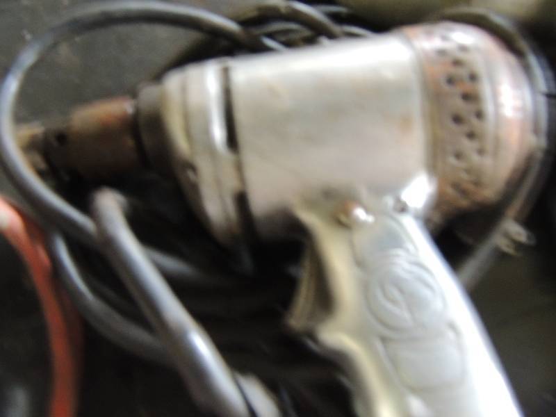 lot 202 image: CP electric drill.  Ingersoll Rand electric impactor