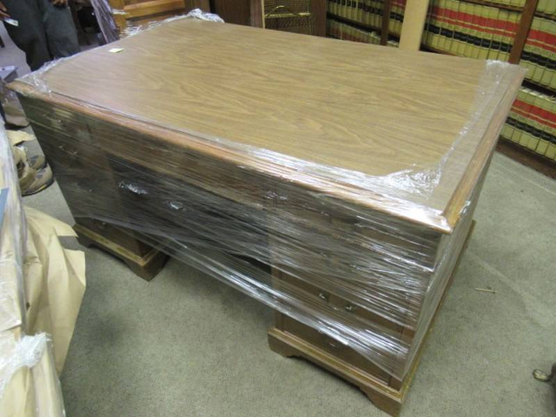 lot 79 image: VINTAGE 7 DRAWER DESK