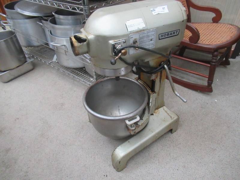 lot 87 image: HOBART COMMERCIAL MIXER