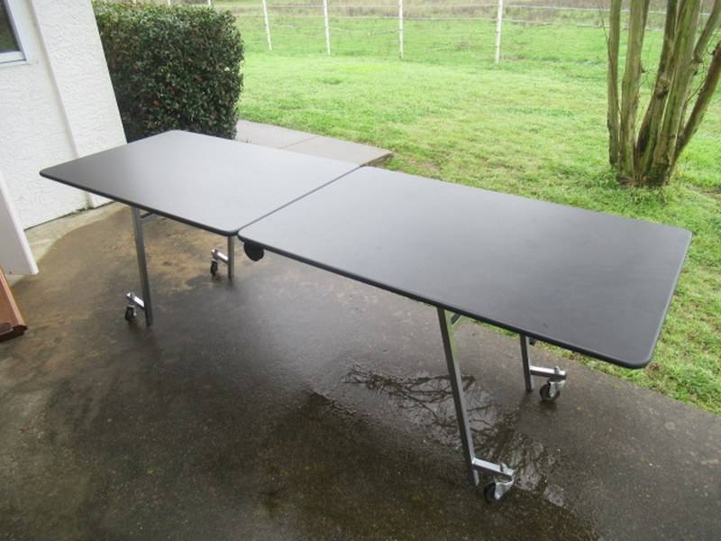 lot 144 image: FOLDING CONFERENCE TABLES