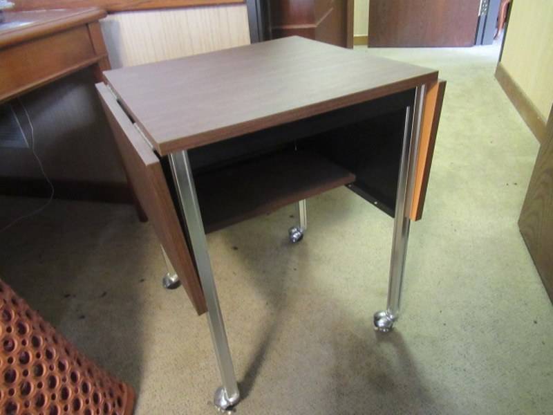 lot 159 image: ROLLING-FOLDING TABLE