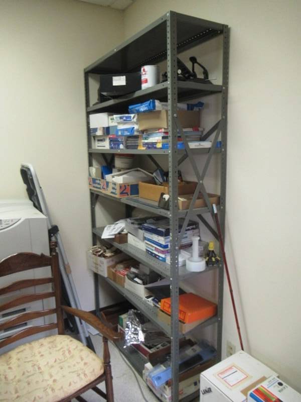 lot 166 image: METAL SHELF