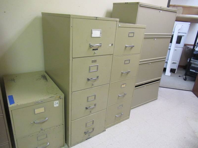 lot 185 image: ASSORTED FILING CABINETS