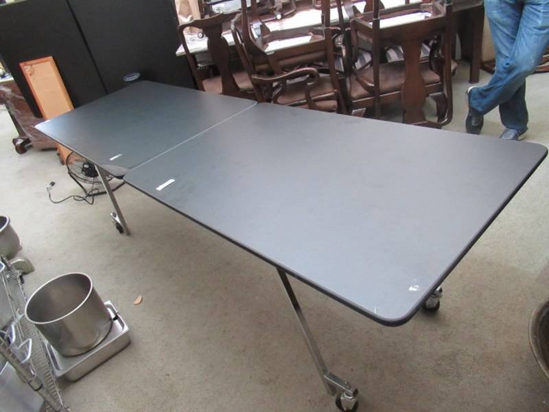 lot 202 image: FOLDING CONFRENCE TABLES