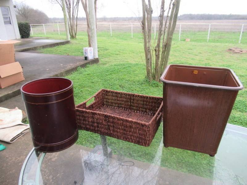 lot 227 image: BASKET AND BINS
