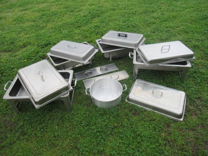 lot 235 image: CHAFING DISHES