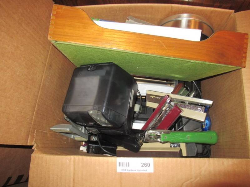 lot 260 image: ASSORTED OFFICE SUPPLIES