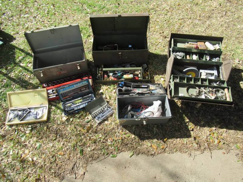 lot 58 image: ASSORTED TOOL BOXES