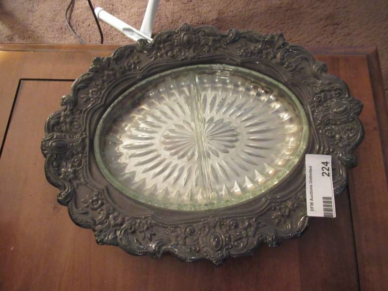 lot 224 image: GENUINE SILVER PLATE
