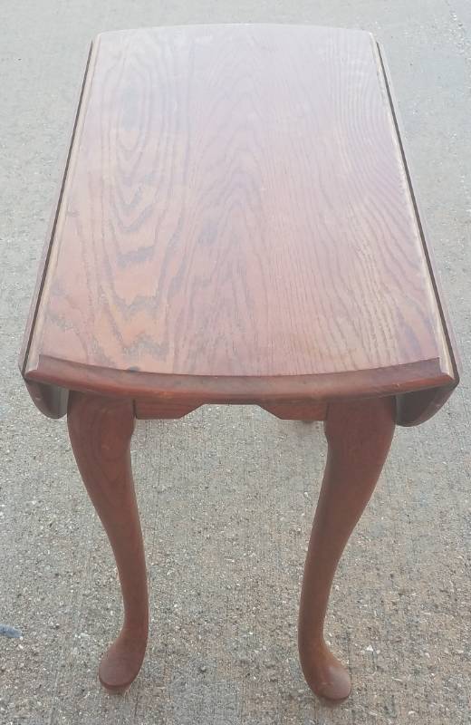 VINTAGE SIDE TABLE WITH FOLDDOWN SIDES *****PARTIAL ESTATE AUCTION