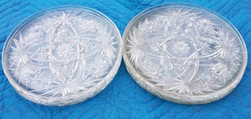 lot 83 image: CRYSTAL SERVING WARE