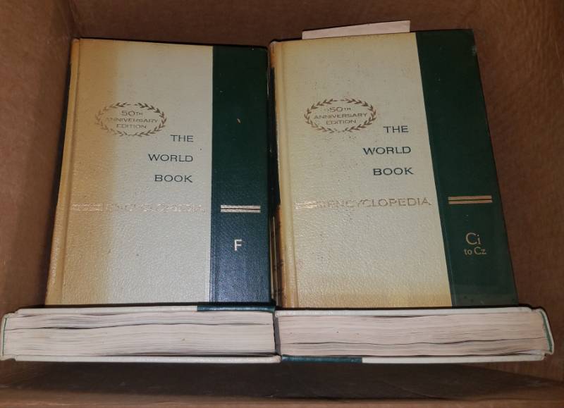 lot 108 image: WORLD BOOK ENCYCLOPEDIA