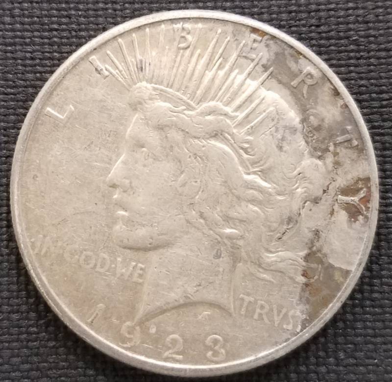 lot 125 image: 1923-S PEACE SILVER DOLLAR