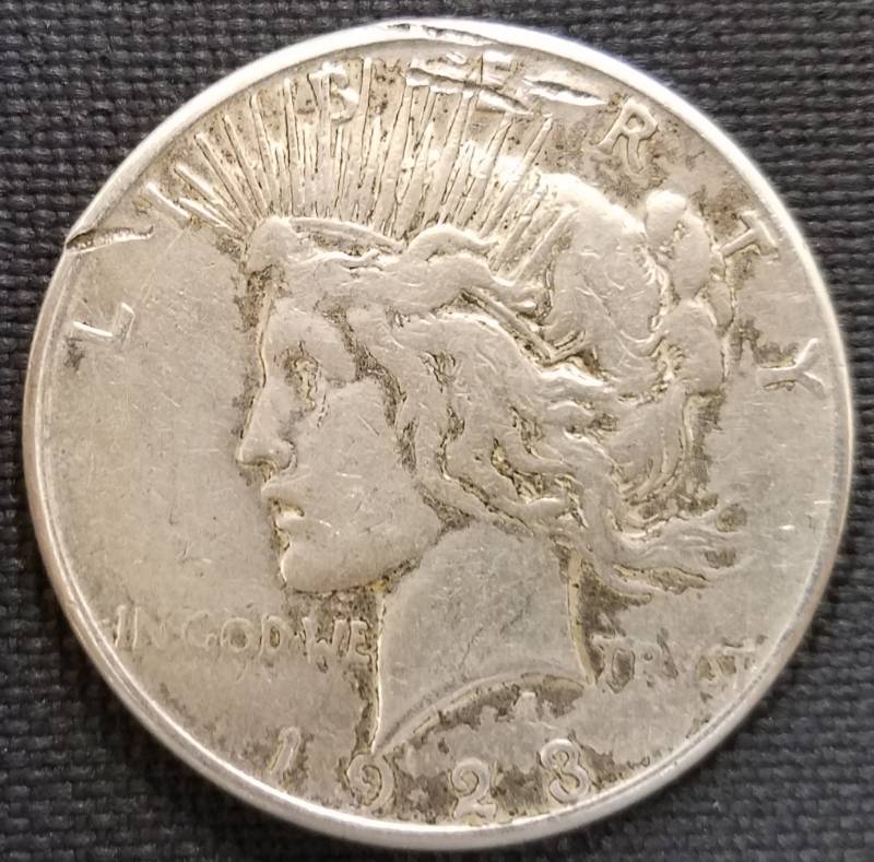 lot 126 image: 1923-S PEACE SILVER DOLLAR