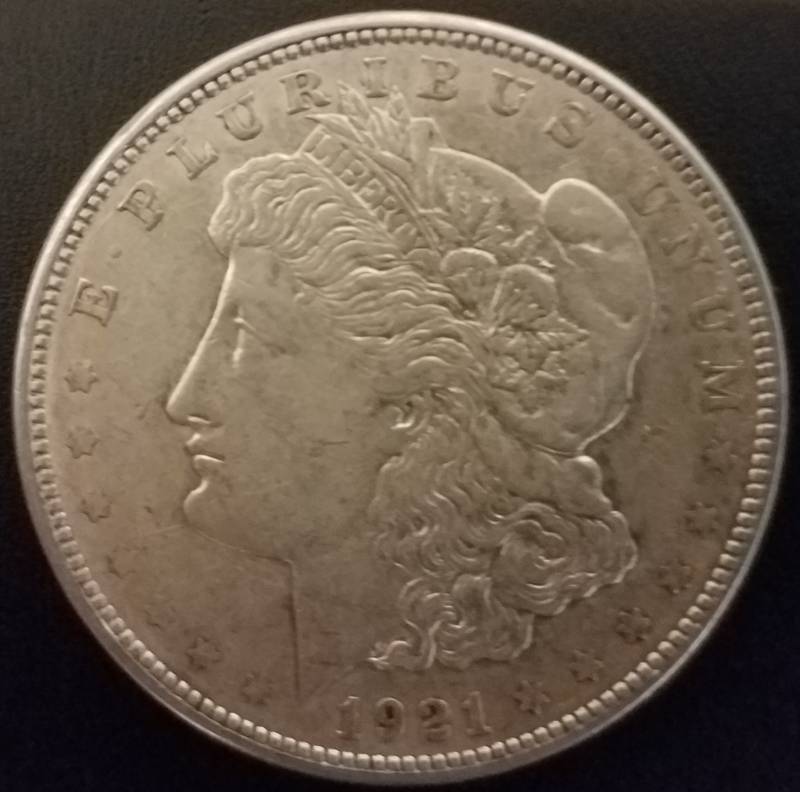 lot 130 image: 1921-D MORGAN SILVER DOLLAR