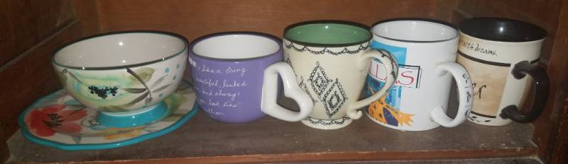 lot 148 image: ASSORTED COFFEE CUPSMUGS