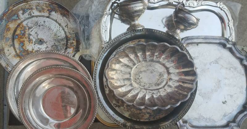 lot 150 image: SILVER PLATE LOT