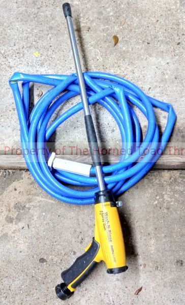 lot 196 image: Water Hose and Spray Nozzle