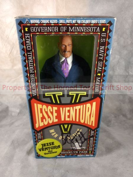 lot 288 image: Jesse Ventura Man of Action The Governor Action Figure Signed