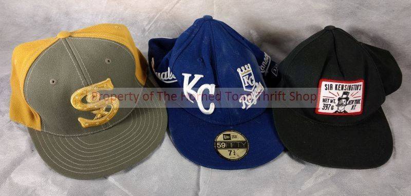 lot 290 image: (3) Baseball Cap Snapbacks