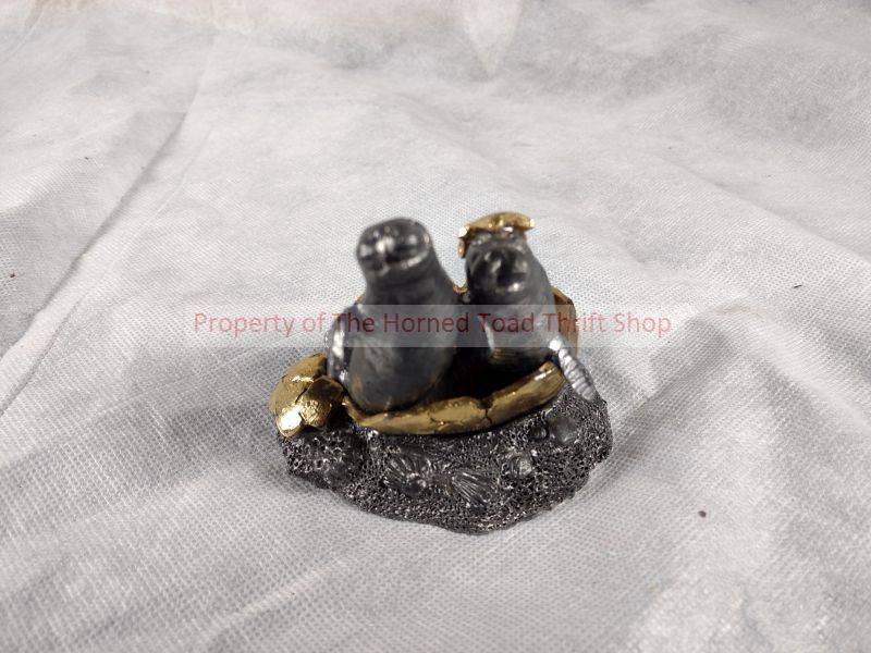 lot 300 image: Vintage Michael Ricker Collectible Pewter Figure