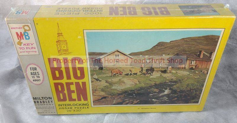 lot 272 image: Milton Bradley Company Big Ben Interlocking Puzzle
