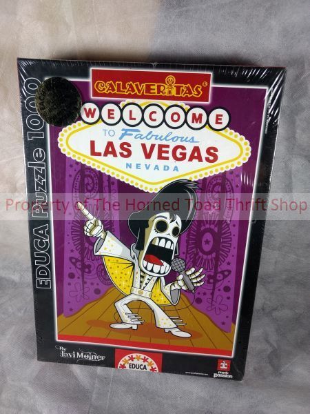 lot 280 image: Galaveritas Las Vegas Elvis Presely SEALED Puzzle 1000 Pieces