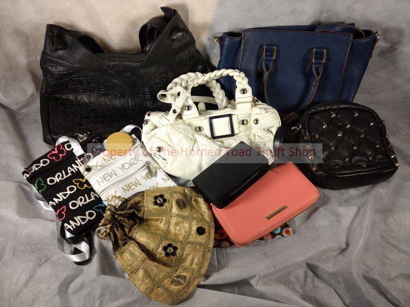 lot 320 image: (10) Assorted Purses, Clutches, and Handbags