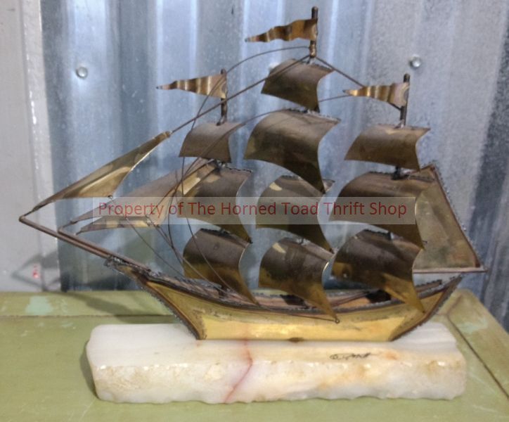 lot 327 image: Ship Sculpture