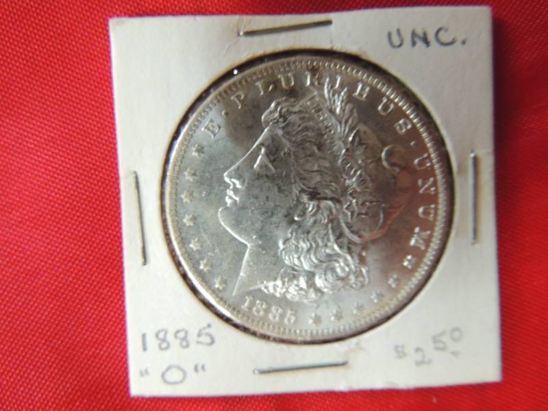 lot 133 image: Morgan Silver Dollar 1885 O BRILLIANT