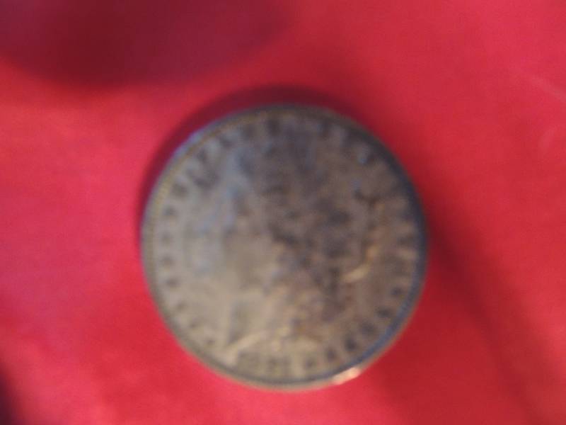 lot 15 image: Morgan Silver Dollar 1881 very clean