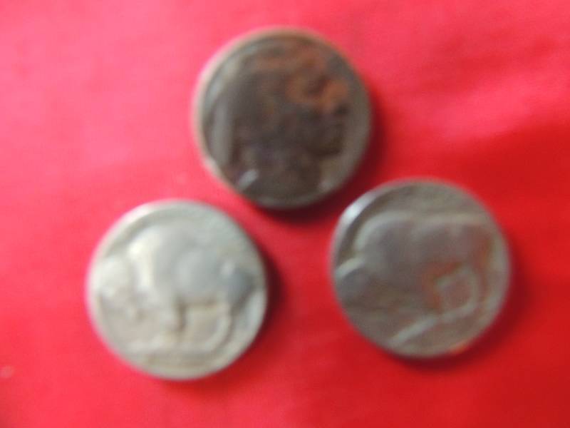 lot 26 image: Buffalo Nickels 1926, 1927, 1929