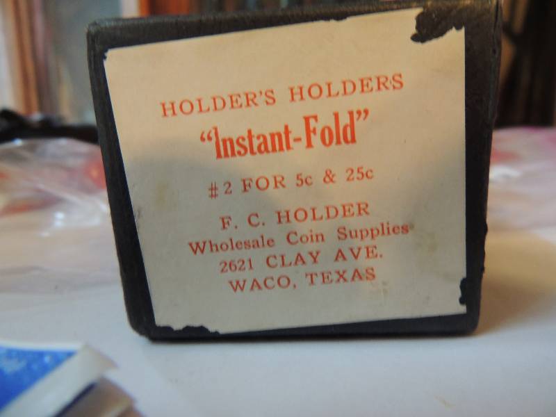 lot 43 image: Coin Box with Penny, Nickel, Half Dollar coin holders