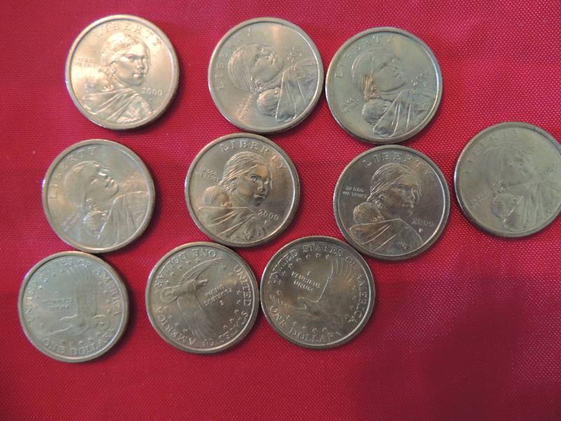 lot 40 image: Sacagawea Dollars 2000 P x 10