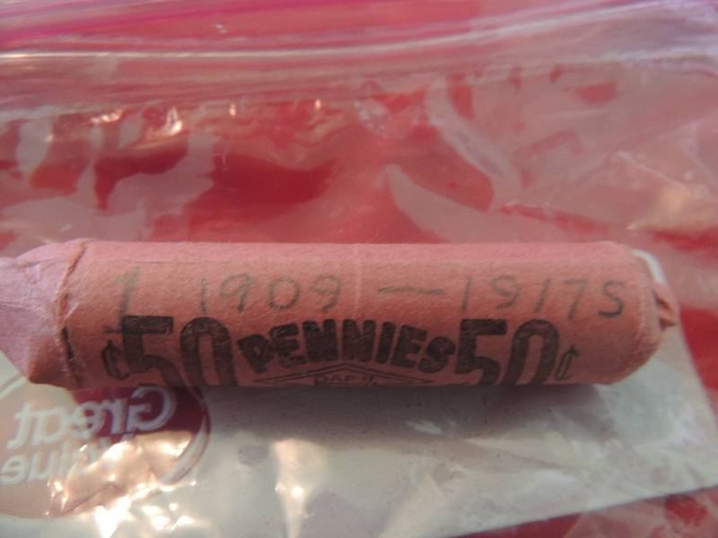 lot 47 image: Wheat Penny  1909 -1917 S Unsearched
