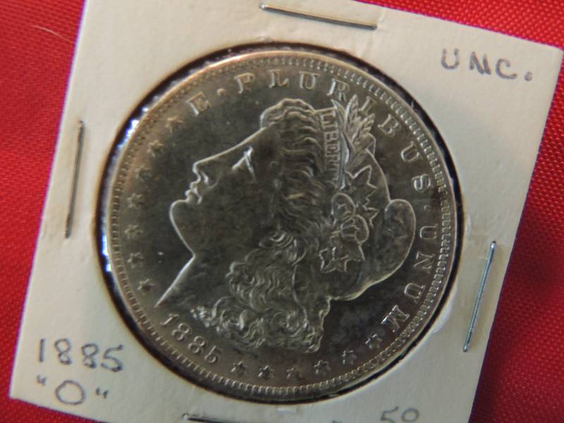 lot 48 image: Morgan Silver Dollar 1885 O uncirculated