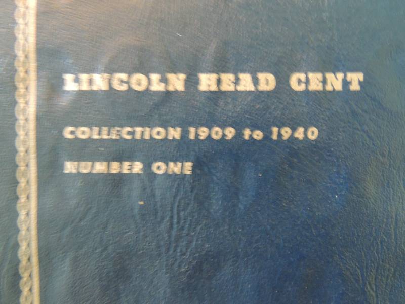 lot 62 image: Lincoln Head Cent Collection I. 1909-1940 Contains 82 coins. Missing 7 of set