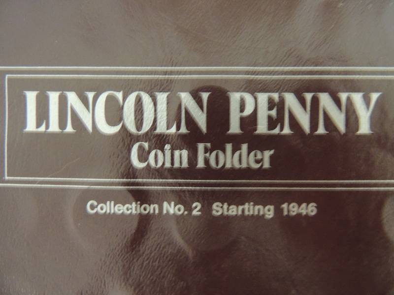 lot 68 image: Lincoln Head Coin Folder 1959-1989. Contains 65 coins.