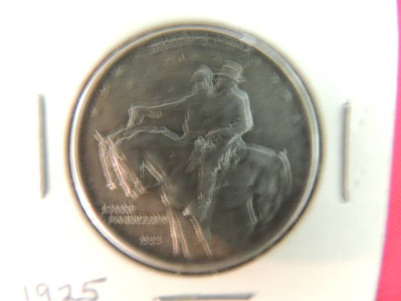lot 73 image: Stone Mountain Silver Half Dollar 1925 marked uncirculated