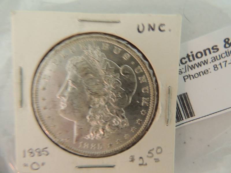 lot 78 image: Morgan Silver Dollar  1885 O uncirculated