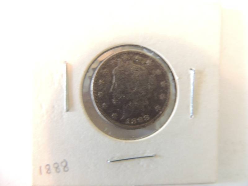 lot 87 image: Liberty Head V nickel 1888