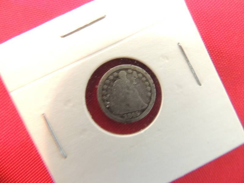 lot 104 image: Seated Liberty Silver half dime 1845