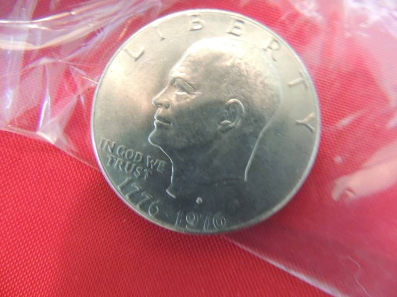 lot 111 image: Eisenhower Dollar 1776-1976