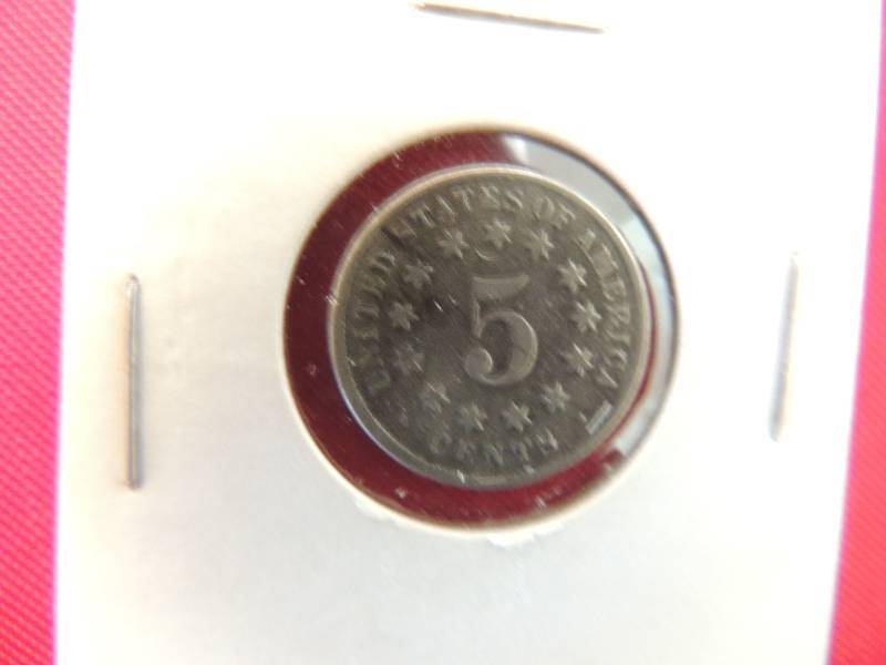 lot 116 image: Shield silver nickel 1874
