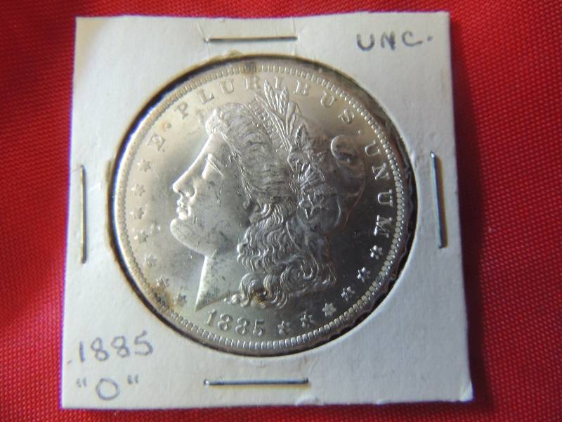 lot 183 image: Morgan Silver Dollar 1885 O Brilliant
