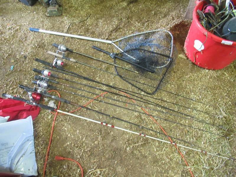 lot 80 image: RODS AND REELS