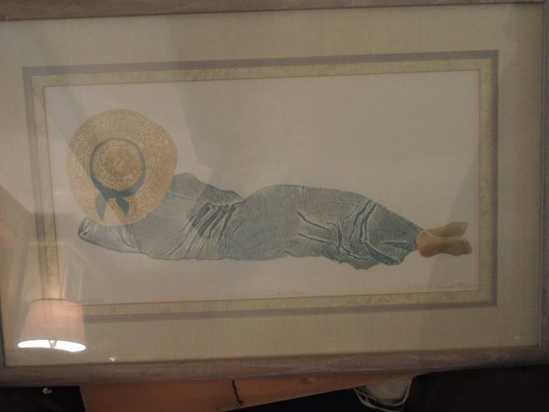 lot 55 image: Fowler   Artist Proof The Straw Hat signed F23x35
